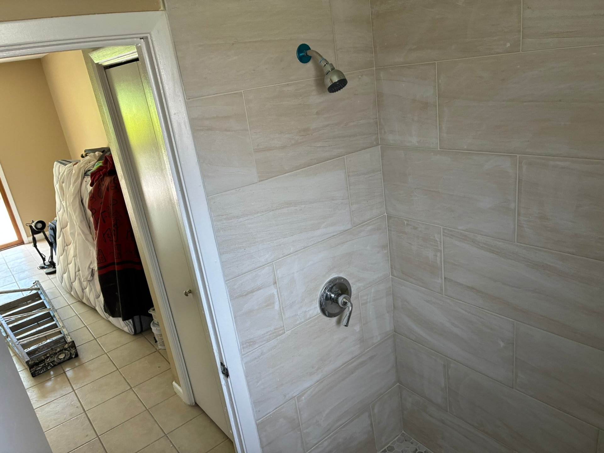 Bathroom shower remodel, tile complete — Brownsville, TX